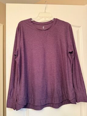 Skechers Heathered Plum Crewneck Tee